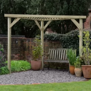 Forest Slatted Corner Pergola