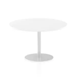 Italia Poseur Table Round 1200 Top 725 High White