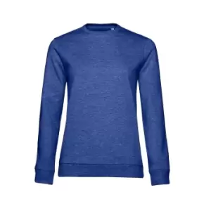 B&C Womens/Ladies Set-in Sweatshirt (XL) (Royal Blue Heather)