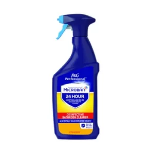 Microban Professional Disinfectant Bathroom Cleaner Citrus 6x750ml C004298