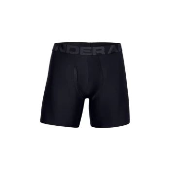 Under Armour Tech 6" Boxerjock 2pk - Black - M