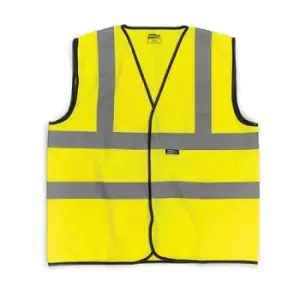 Tough Grit Hi-Vis Vest Yellow - L