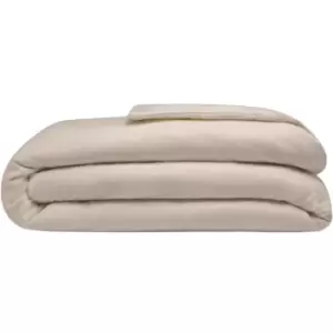 Belledorm Brushed Cotton Duvet Cover (Single) (Cream) - Cream