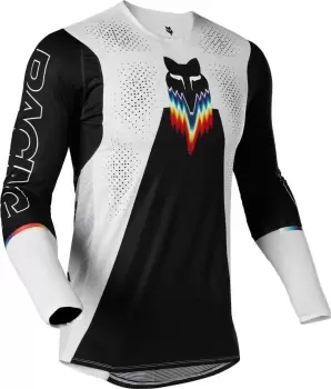 FOX Flexair Relm Motocross Jersey, black-white, Size 2XL, black-white, Size 2XL