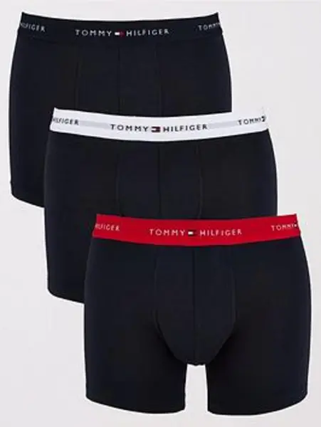 Tommy Hilfiger 3 Pack Boxer Brief, Navy, Size S, Men