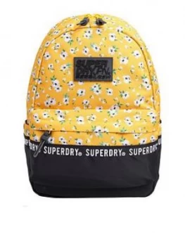 Superdry Repeat Series Montana Rucksack, Yellow, Women