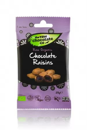 The Raw Chocolate Company Raw Chocolate Raisins 28g Organic