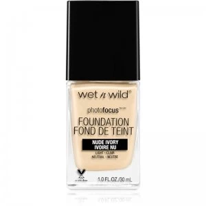 Wet n Wild Photo Focus Mattifying Liquid Foundation Shade Nude Ivory 30ml