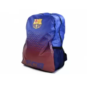 FC Barcelona Official Football Fade Backpack/Rucksack (One Size) (Blue/Claret)