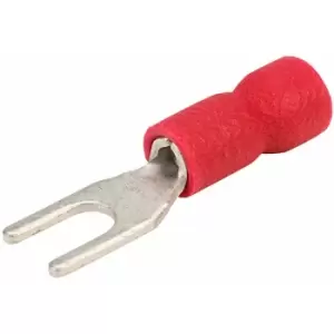 3.0mm Red 18A Fork Connector Pack of 100 - Truconnect