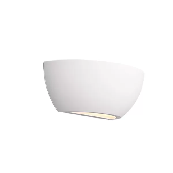 Roma Modern Flush Wall Uplighter White