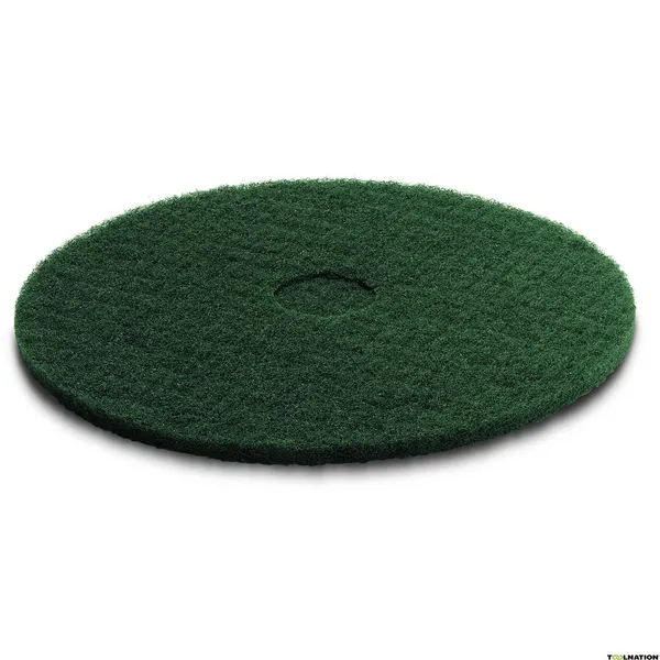 Karcher Floor Scrubber Pad Medium Hard Green 330 mm Pack Qty: Pack of 5