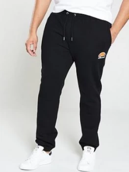 Ellesse Plus Size Ovest Joggers, Black, Size 3XL, Men