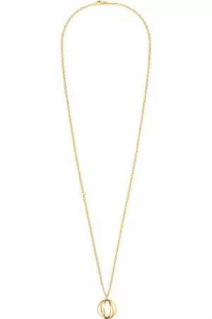 Ladies Calvin Klein PVD Gold plated Show Necklace KJ4XJN100200