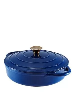 Tower Cast Iron 28cm Shallow Casserole