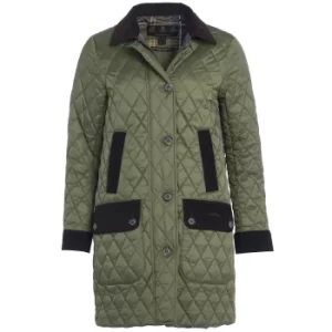 Barbour Womens Constable Quilted Jacket Olive/Classic 16