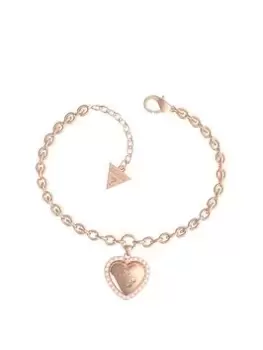 Guess That'S Amore Ladies Bracelet, Rose Gold, Women