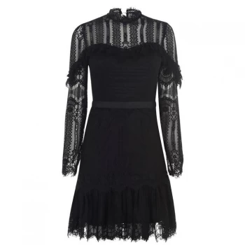 Bardot Tessie Lace Dress - Black