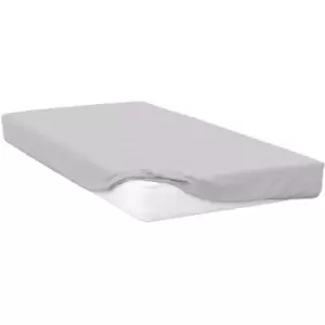 Belledorm Percale Fitted Sheet (King/Super King) (Cloud Grey) - Cloud Grey