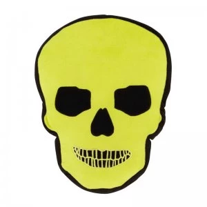 Skulls Green Shaped Cushion