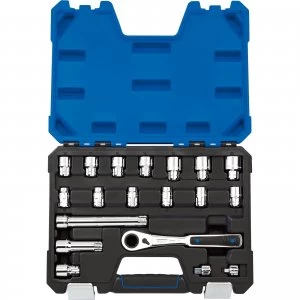 Draper 19 Piece 20mm Drive Go Through Socket Set Combination