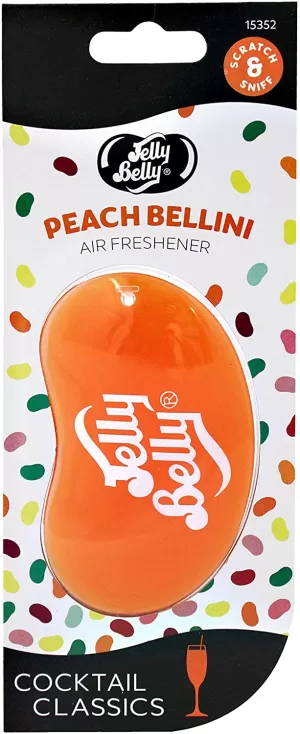 Peach Belini (Pack Of 6) 3D Gel Jelly Belly Air Freshener