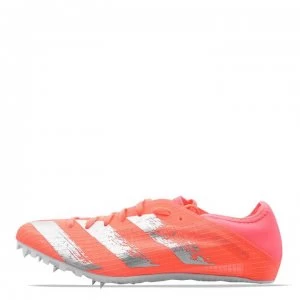 adidas Sprintstar Mens Running Spikes - Coral/Silver