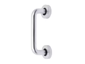 Eclipse 32441 SAA 152x19mm D Shape Pull Handle Fire Rated Satin Aluminium