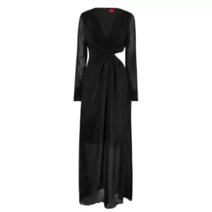 Hugo Kisias Twist Dress - Black