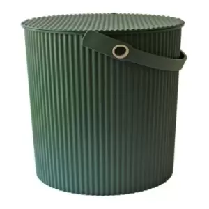 Omnioutil Storage Bucket & Lid Large Dark Green