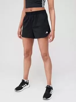 adidas Minimal Woven Shorts - Black/White, Size S, Women