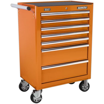 Sealey Rollcab 7 Drawer Ball Bearing Runners Orange