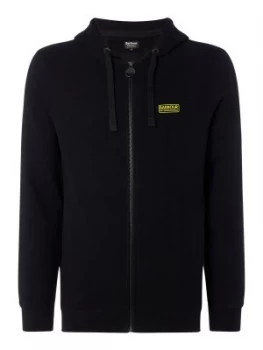 Mens Barbour International Essential Hoodie Black