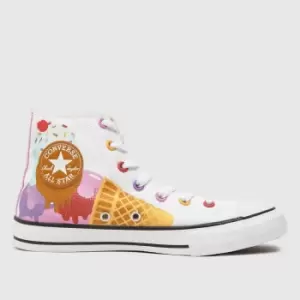 Converse Multi Hi Sweet Scoops Girls Junior Trainers