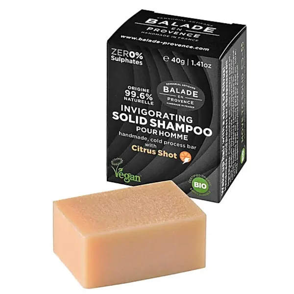 Balade En Provence Citrus Shot Invigorating Solid Shampoo 40g