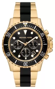 Michael Kors MK8979 Everest Black Chronograph Dial Gold Watch