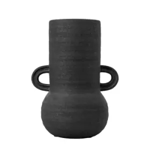 Etton Vase Black 30cm Black