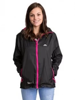 Trespass Qikpac Packaway Jacket - Black, Size L, Women