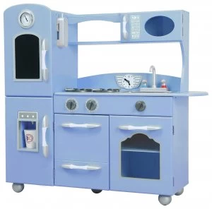 Teamson Kids Classic Play Kitchen Blue.