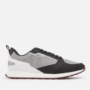 HUGO Mens Icelin Running Trainers - Open Grey - UK 10