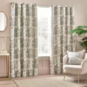 Woodlands Jacquard Room Darkening Eyelet Curtains