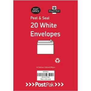 Envelopes C6 Peel & Seal White 80Gsm Pack of 520 POF27425