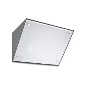 Leds-C4 Curie - Outdoor Wall Downlight Urban Grey 2x E27 80 W 16.2cm IP65