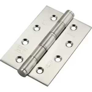 Eclipse Grade 7 Washered Hinge 102mm Satin (2 Pack) in Silver Stainless Steel