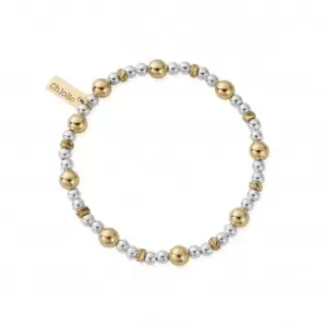 Gold And Silver Sparkle Ball Bracelet GMBSB