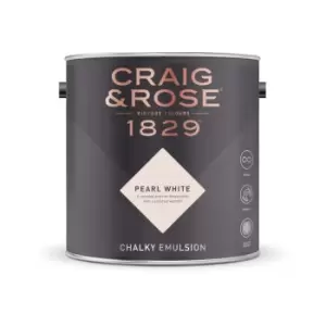 Craig & Rose Chalky Emulsion Pearl White - 2.5L