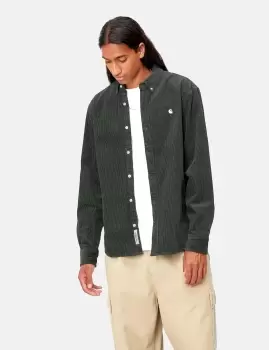 Carhartt-WIP Madison Cord Shirt - Boxwood Green/Wax