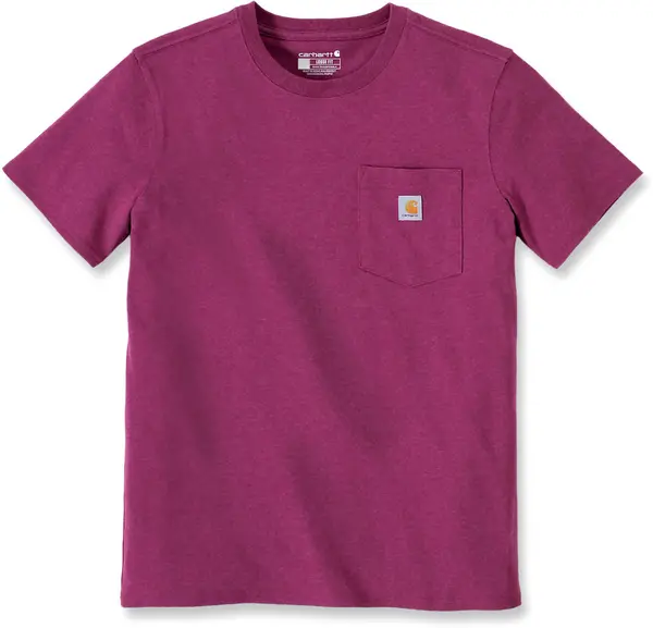 Carhartt Loose Fit Heavyweight K87 Pocket Ladies T-Shirt, pink, Size M for Women