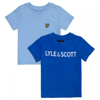 Lyle and Scott Lyle 2pc SS Tee Set BB13 - Imperial Blue