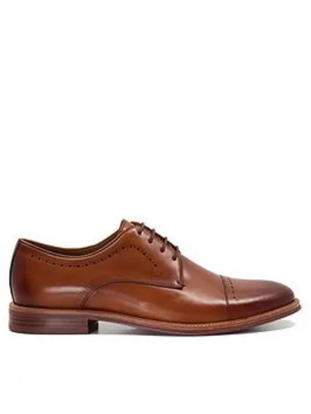 Dune London Savion Formal Lace Up Shoe - Brown Size 10, Men